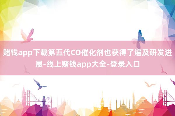 赌钱app下载第五代CO催化剂也获得了遍及研发进展-线上赌钱app大全-登录入口